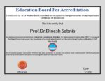 Prof.Dr.Dinesh Sabnis