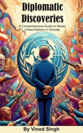 Book Cover: Diplomatic Discoveries: A Comprehensive Guide to Model United Nations in Schools
